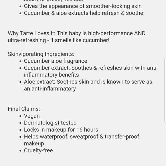 TARTE STAY SPRAY SETTING SPRAY. - Picture 4 of 5